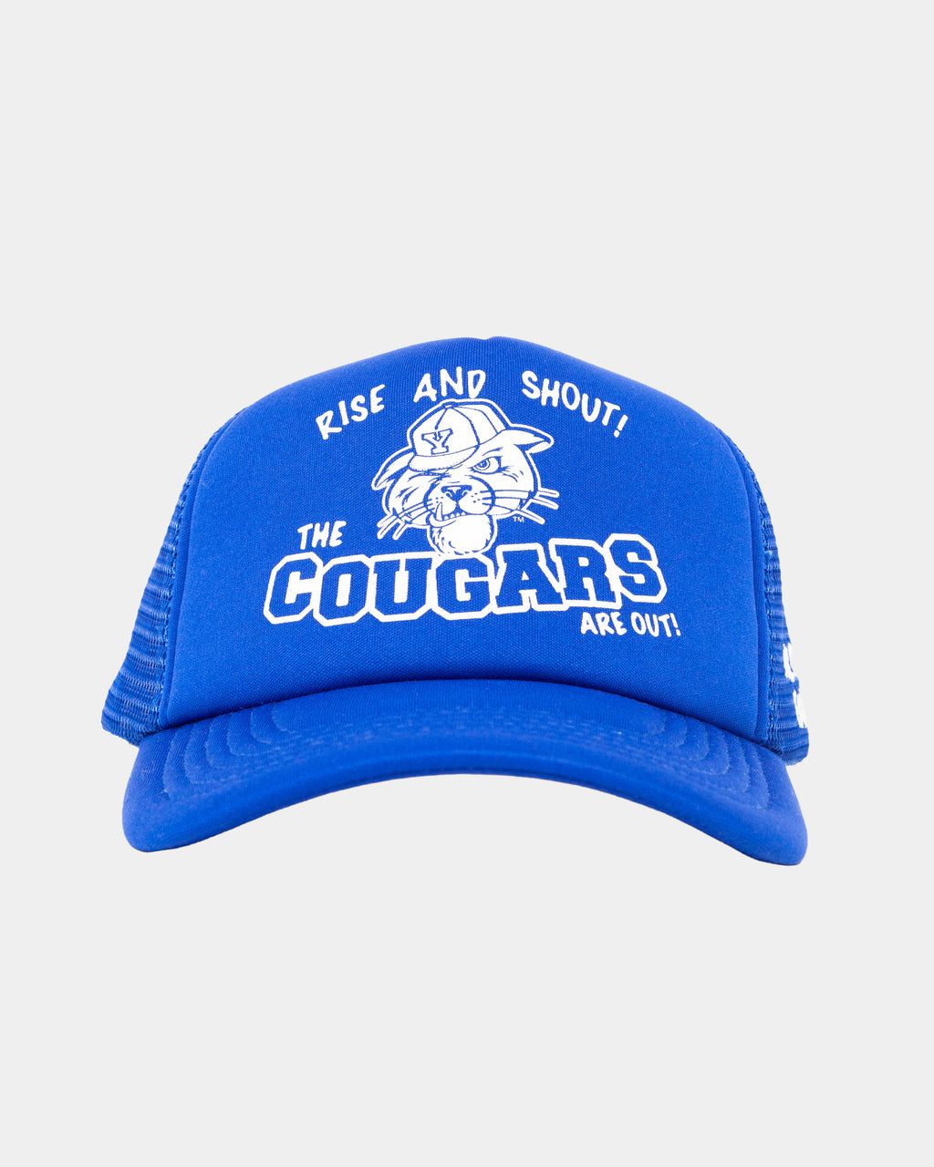 Foam Trucker Hat Royal Cougars Fight Song