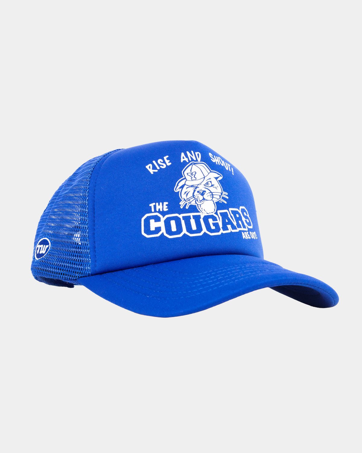 Foam Trucker Hat Royal Cougars Fight Song
