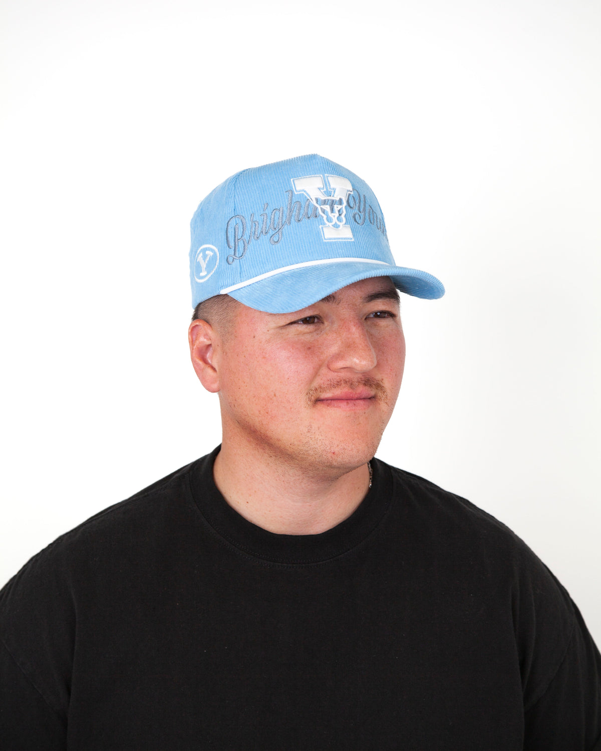 Cougar Face Blue Corduroy