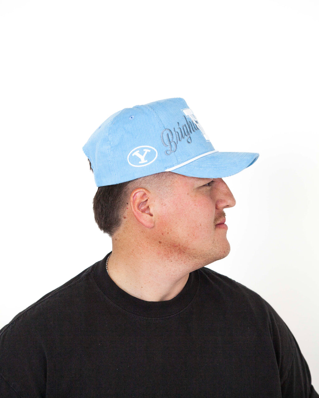 Cougar Face Blue Corduroy