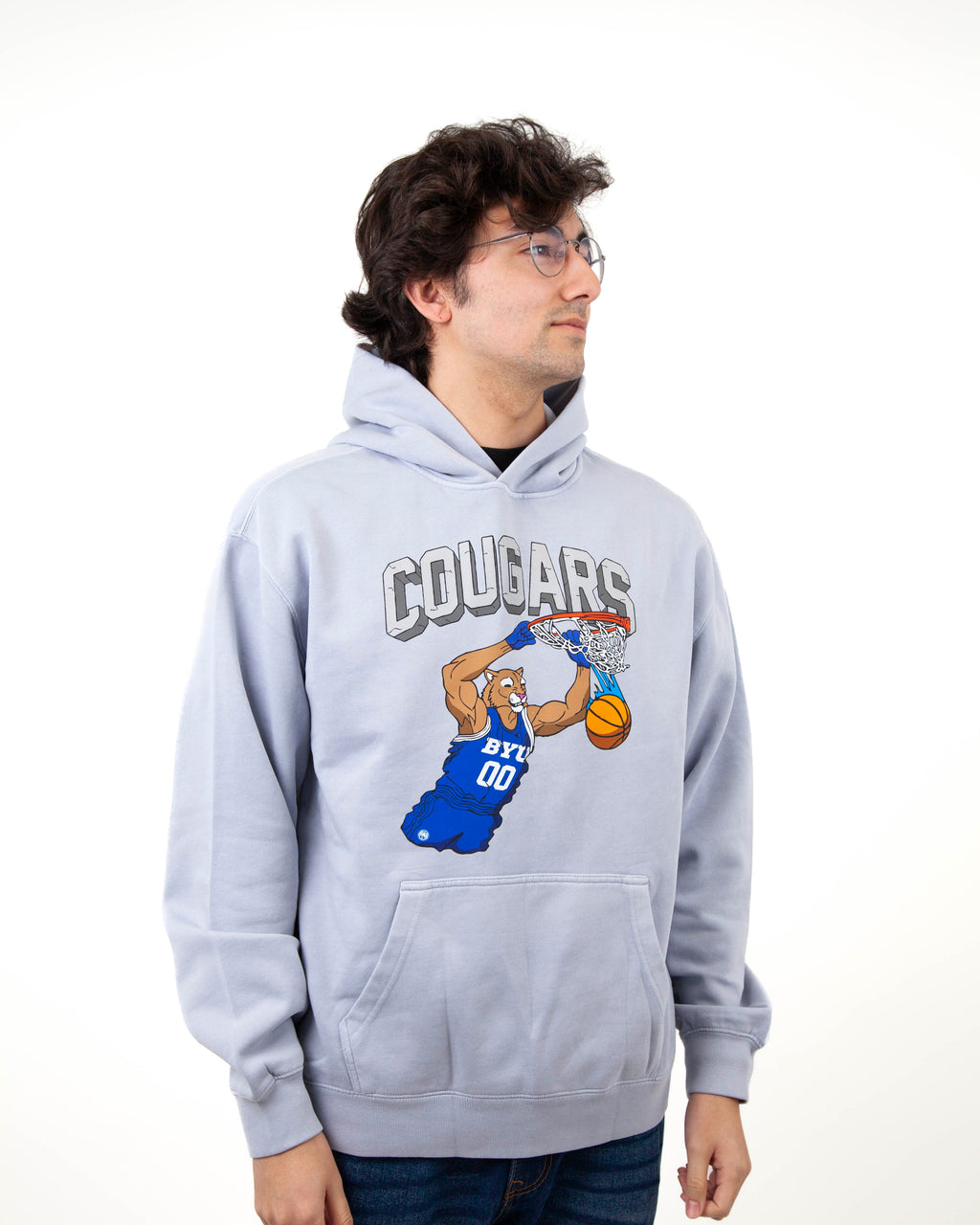 Cosmo Dunking Hoodie Faded Powder Blue
