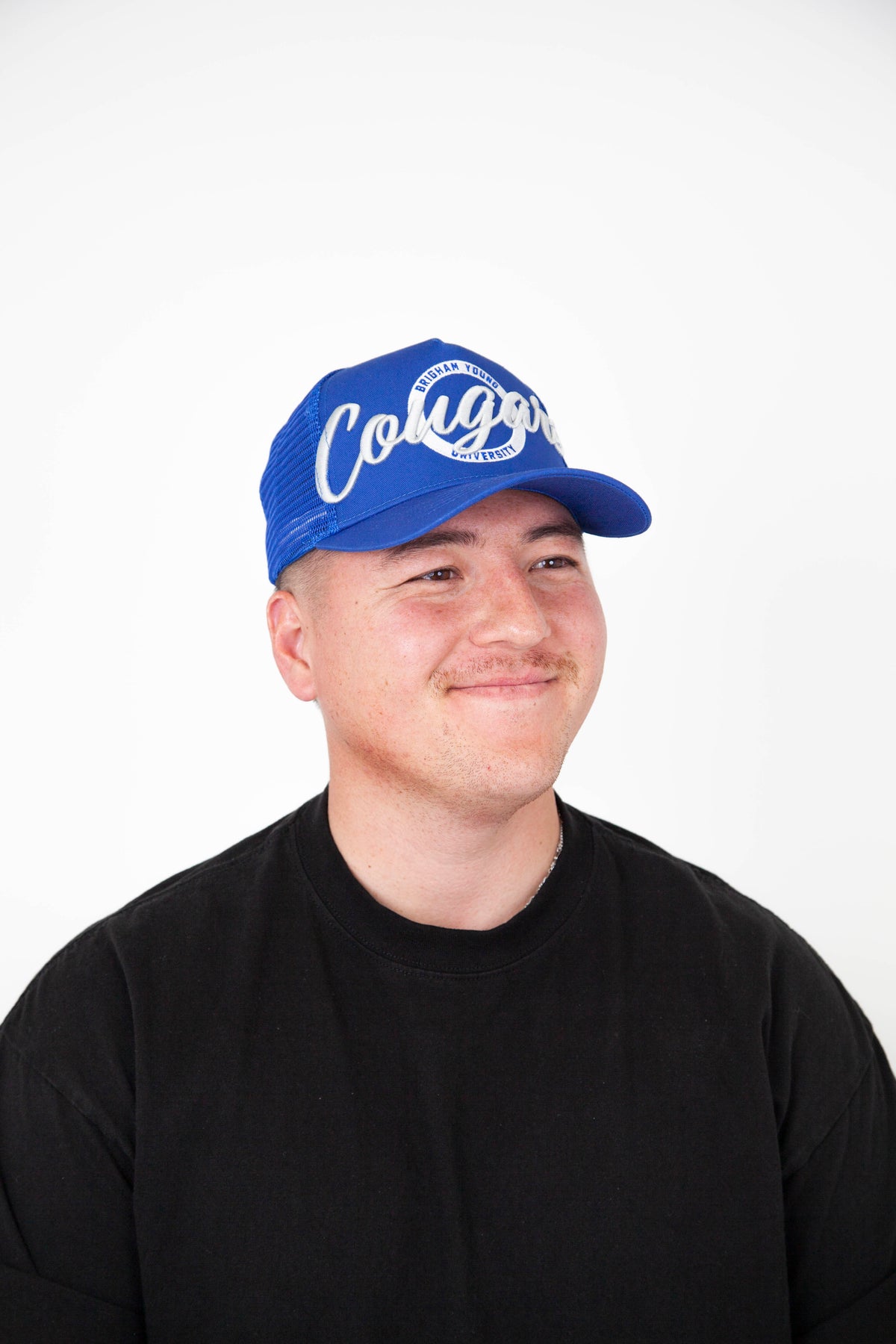 LE Bunker Trucker Hat Royal Blue