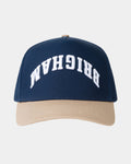 Navy Tan Brim Reversed Inverted Brigham 