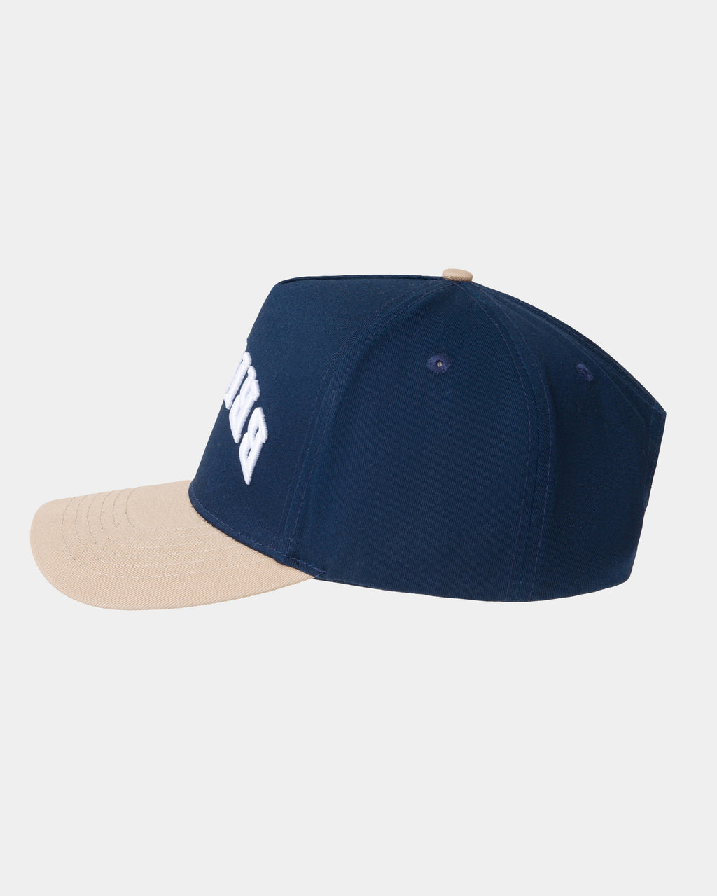 Navy Tan Brim Reversed Inverted Brigham