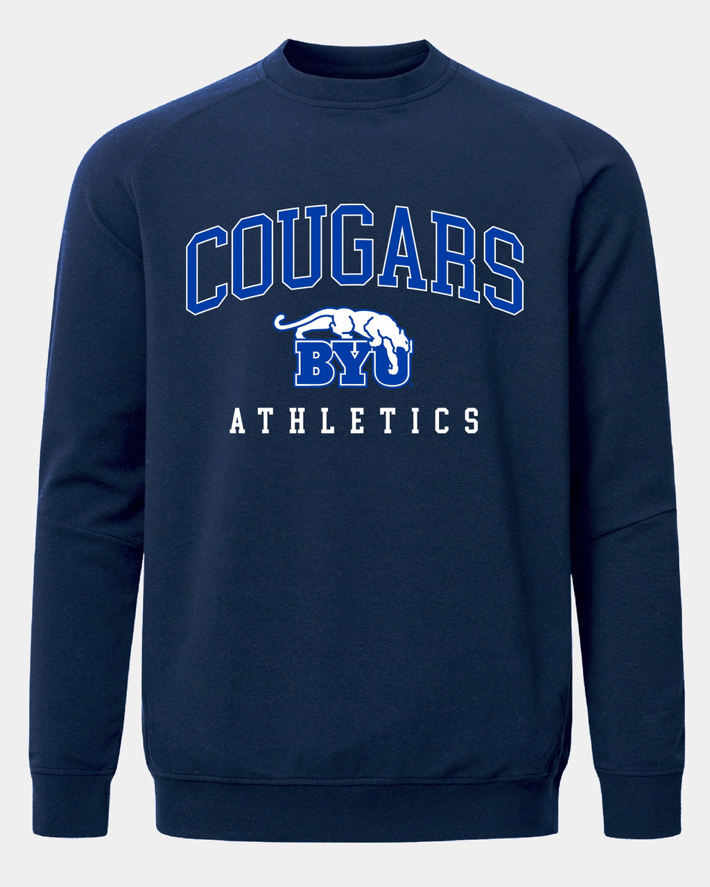 LE BYU Cougars Athletic Department Crewneck