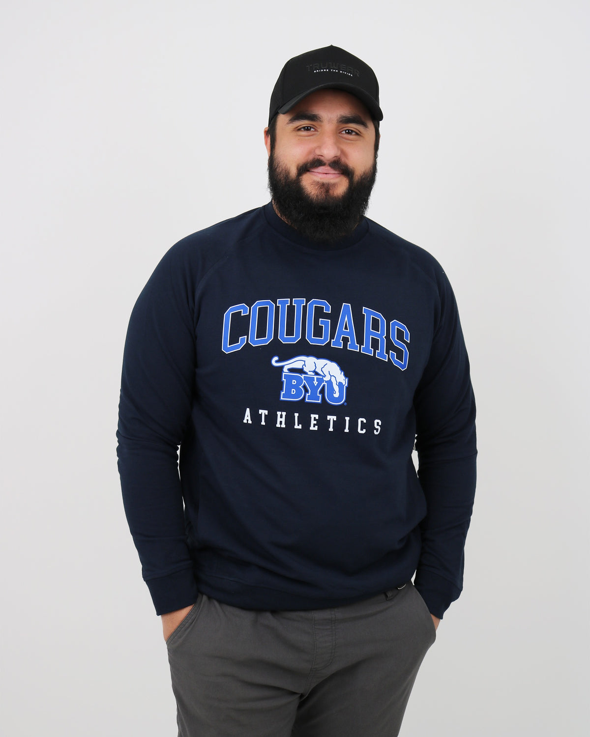 LE BYU Cougars Athletic Department Crewneck
