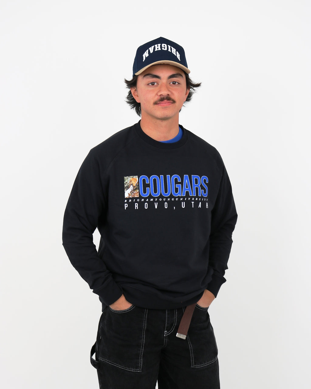 LE Provo Cougar Crewneck