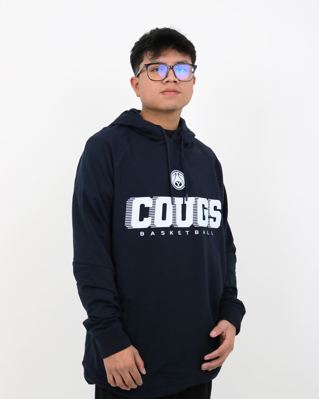 LE Cougs Basketball Hoodie True Navy