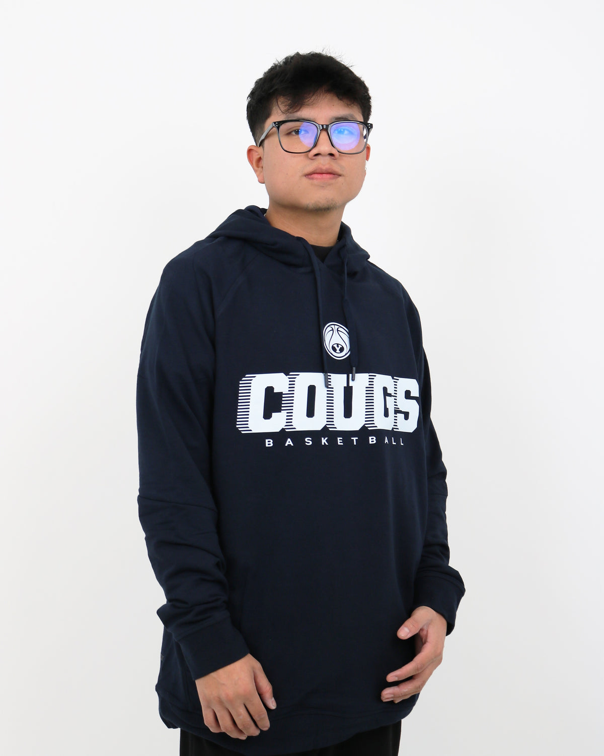 LE Cougs Basketball Hoodie True Navy
