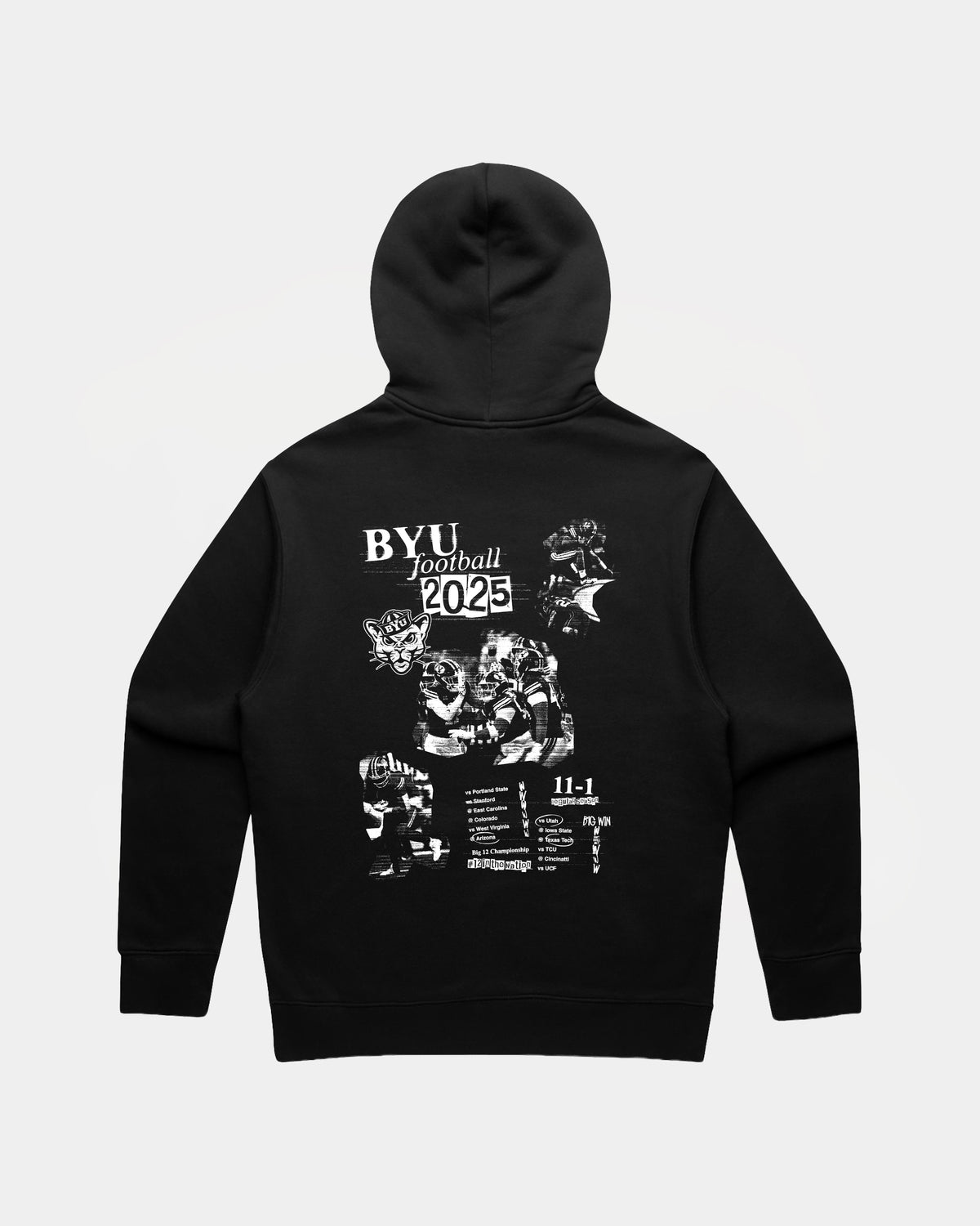 LE BYU Football Season Highlights Hoodie Black