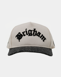 Fade Hat Natural and Houndstooth Brigham Arch
