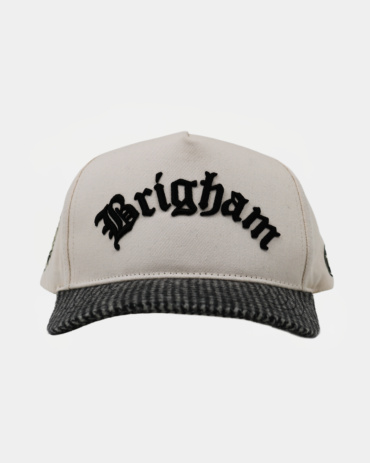 Fade Hat Natural and Houndstooth Brigham Arch
