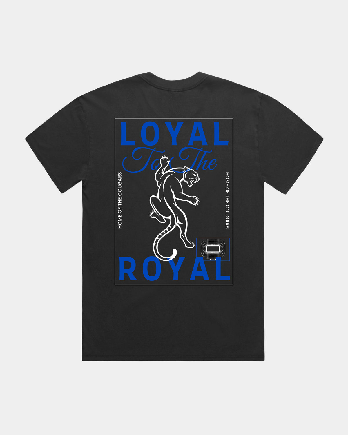 Loyal to the Royal Tee – Faded Black
