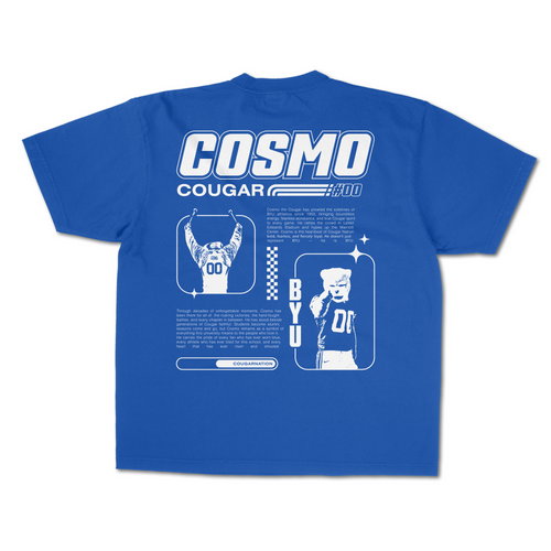 Cosmo Cougar Royal Blue Youth T-Shirt