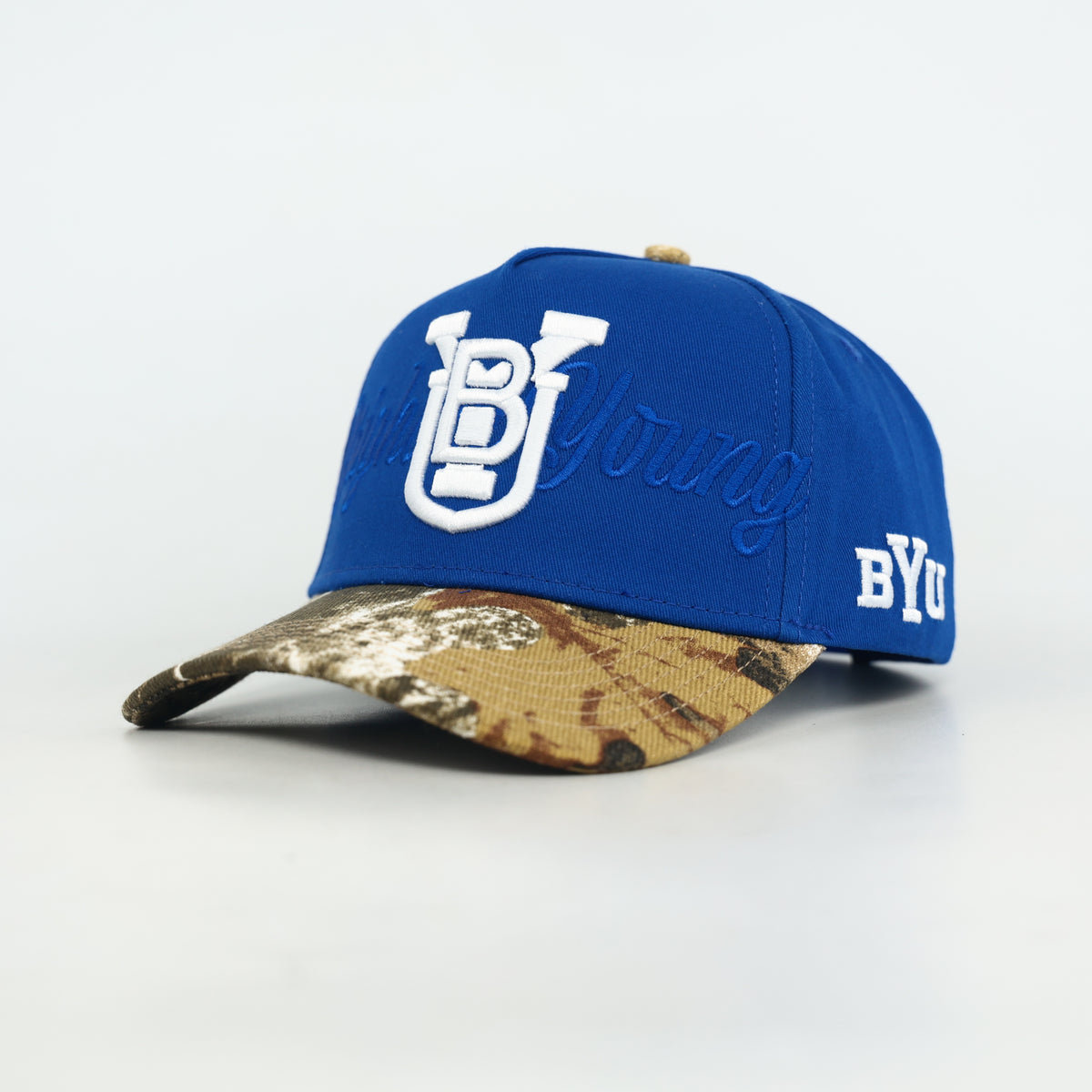 BYU Royal Blue and Camo Hat