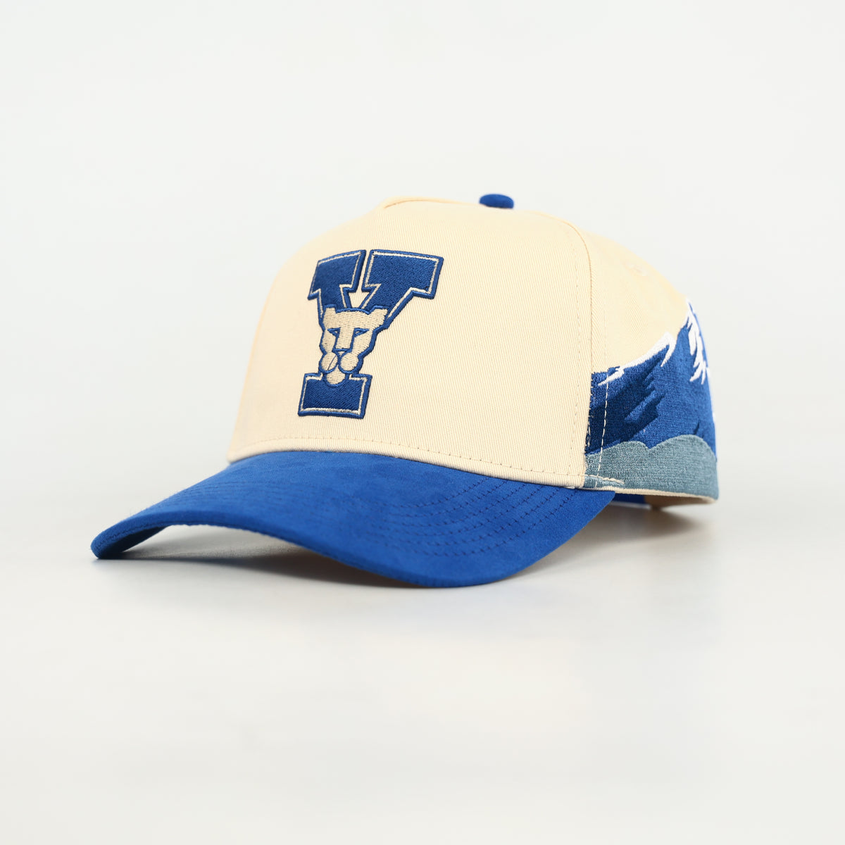 Natural & Royal Blue Mountainside Hat