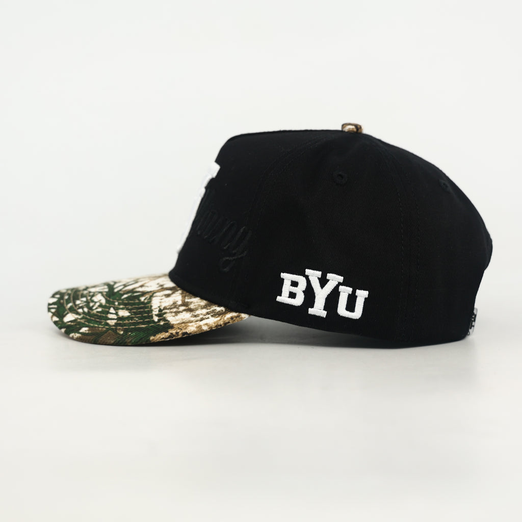 BYU Black & Camo Hat