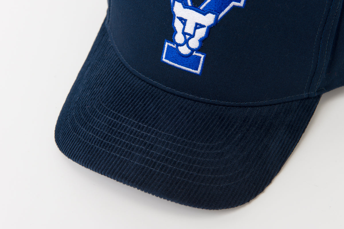 Navy Corduroy Brim Y Cougar