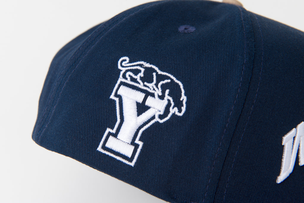 Navy Tan Brim Reversed Inverted Brigham