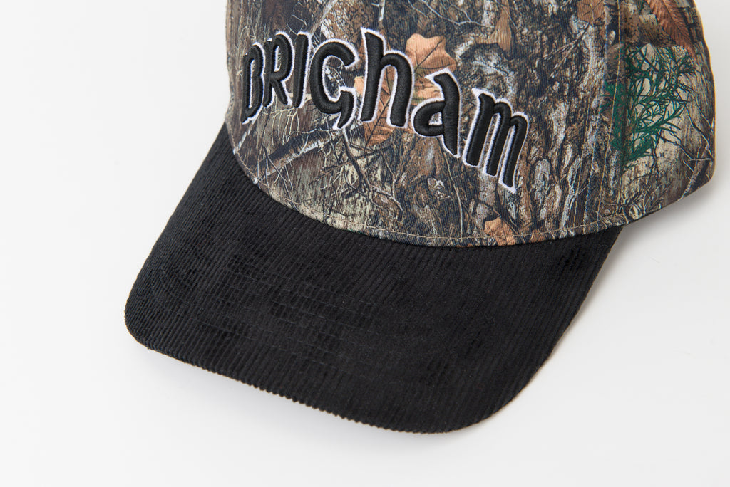 Camo Black Corduroy Brim Brigham