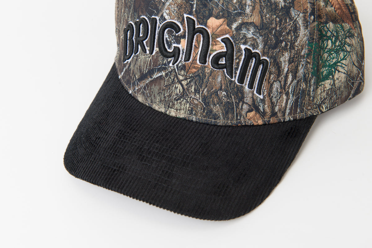Camo Black Corduroy Brim Brigham