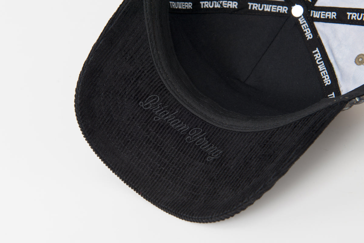 Camo Black Corduroy Brim Brigham
