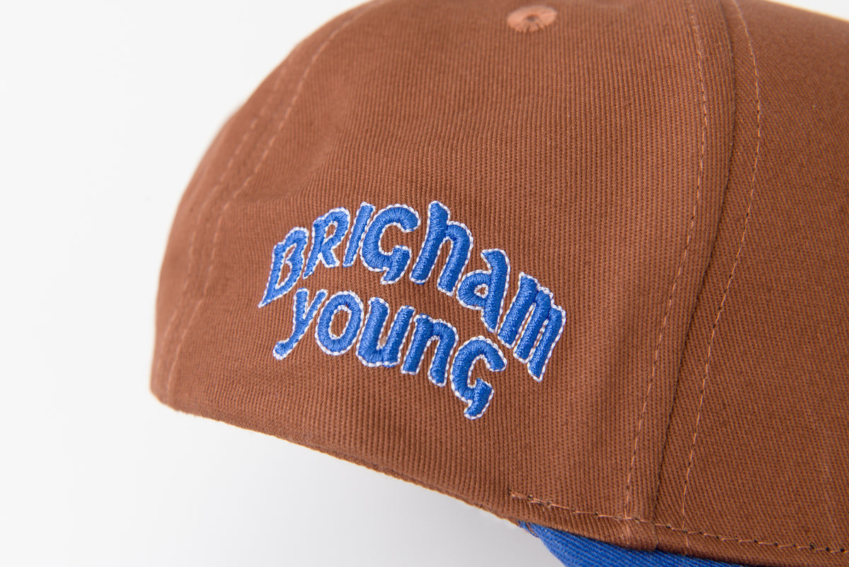 Brown & Royal Blue Brim Y