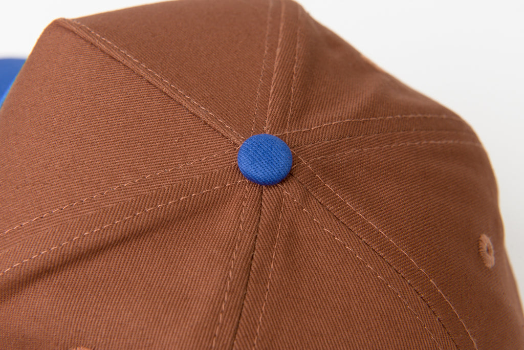 Brown & Royal Blue Brim Y