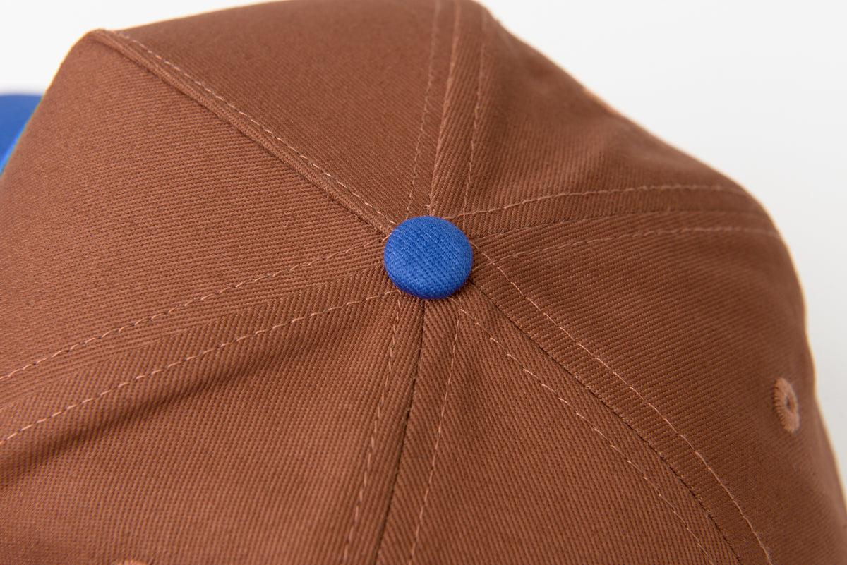 Brown & Royal Blue Brim Y