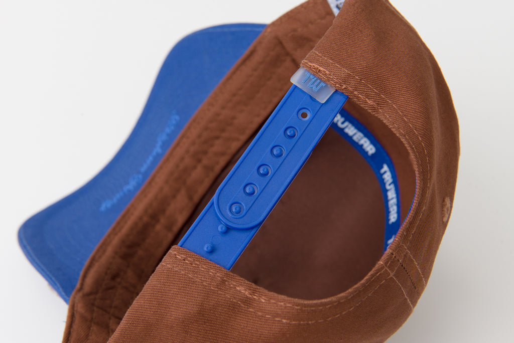 Brown & Royal Blue Brim Y