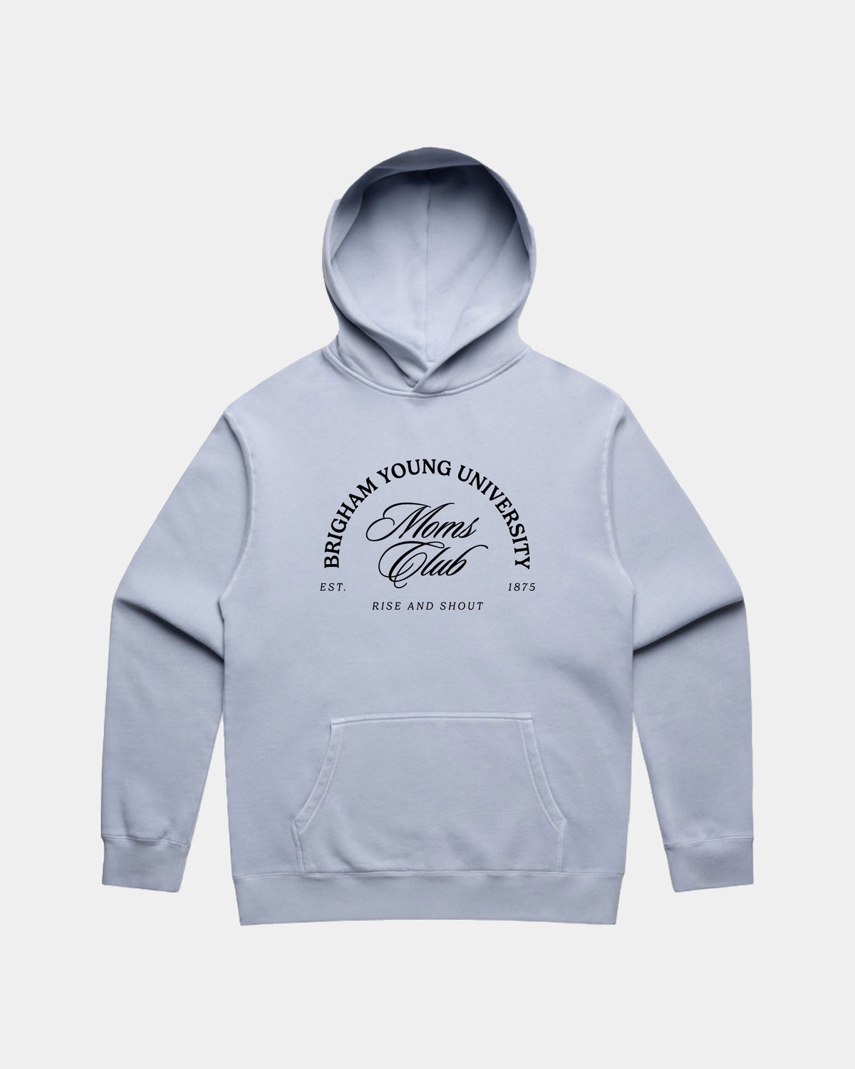 Cougar Mom Club Relaxed Hoodie Faded Powder