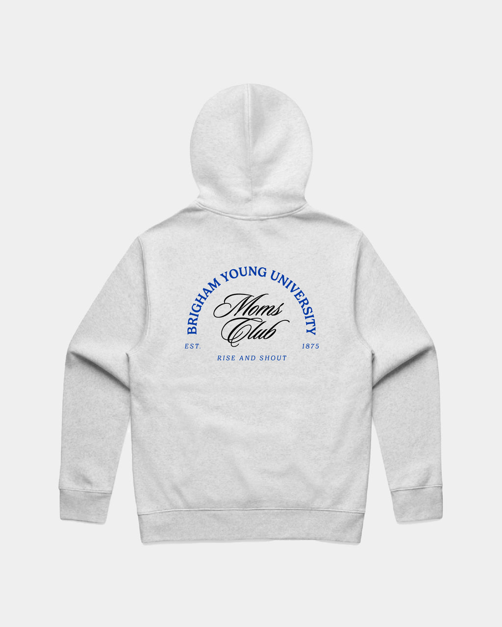 Cougar Mom Club Relaxed Hoodie White Heather