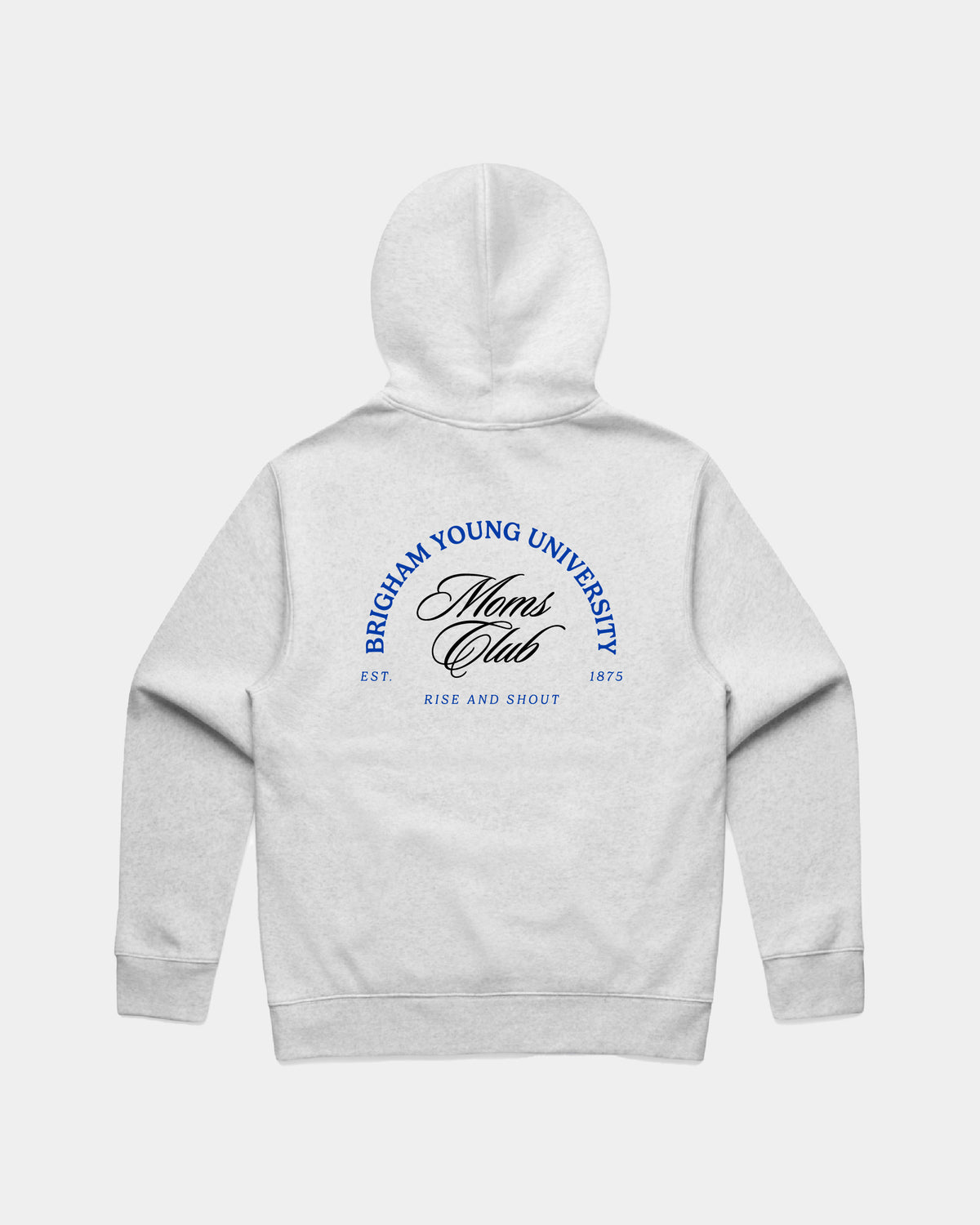 Cougar Mom Club Relaxed Hoodie White Heather