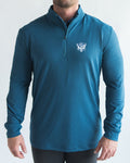 BYU Ocean Blue Quarter Zip - Men's