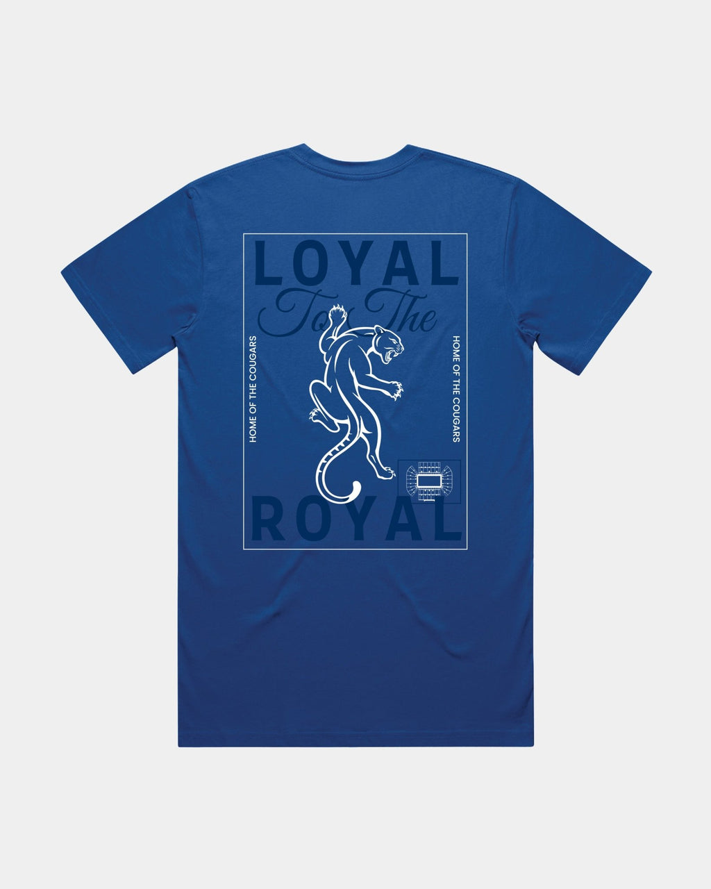 Loyal to the Royal Tee – Cougar Blue